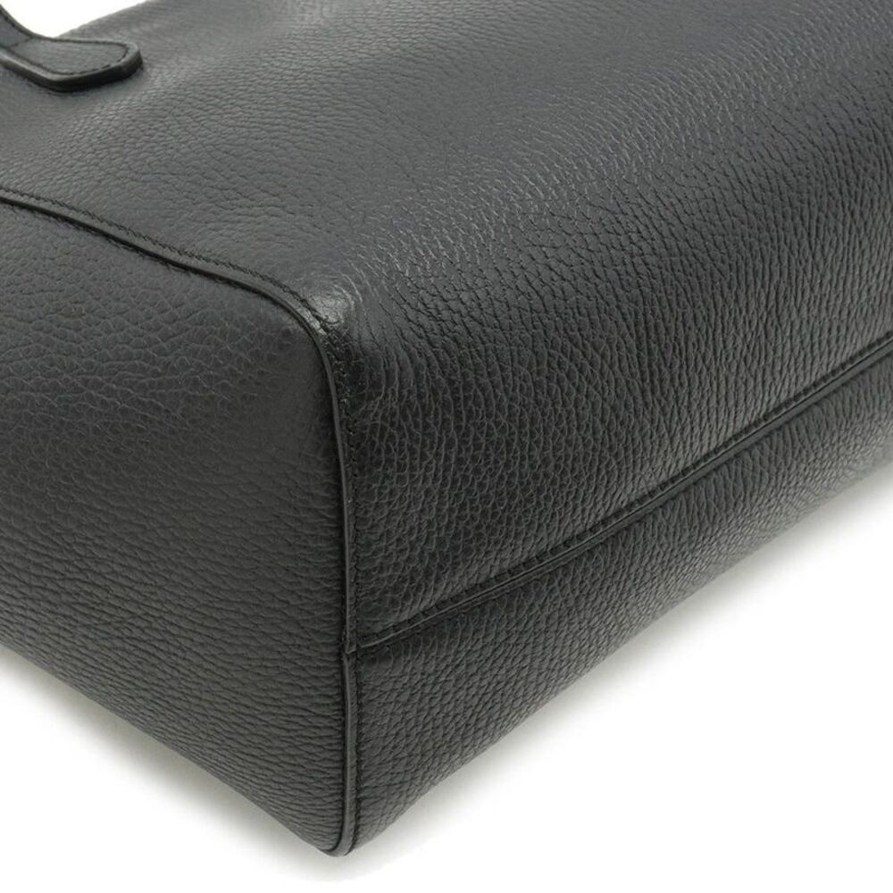 Gucci Swing Black Leather Tote Bag (Pre-Owned) - Picture 6 of 7